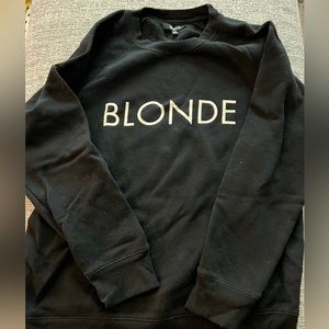 Blonde sweatshirt